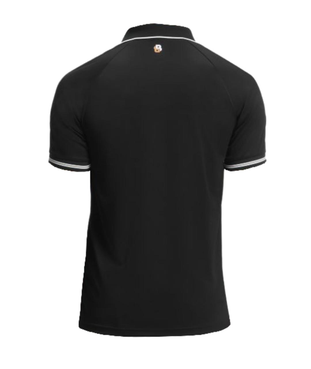 HUGO BOSS Черное поло с коротким рукавом, фото 3