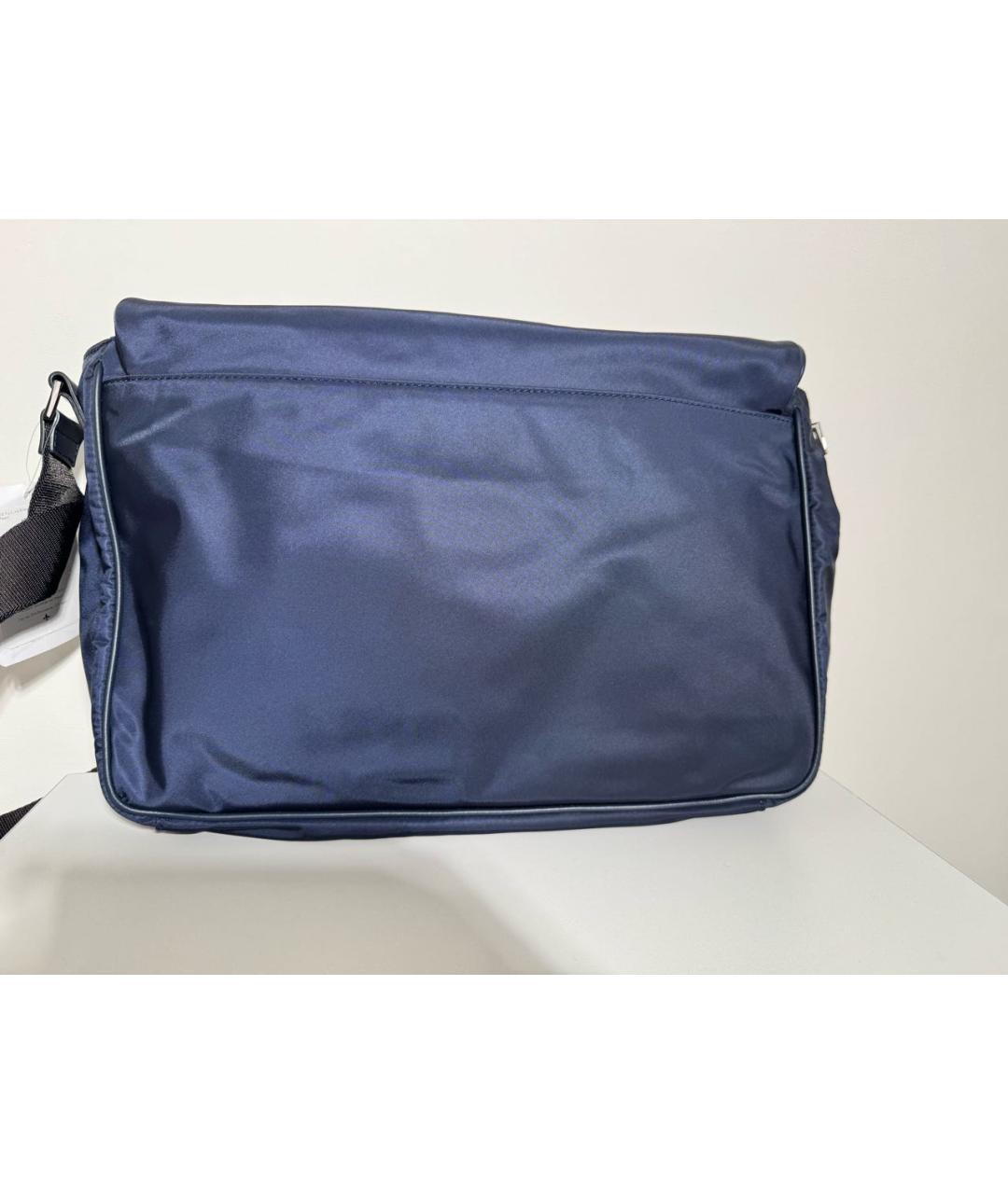 KITON Синяя сумка на плечо, фото 2