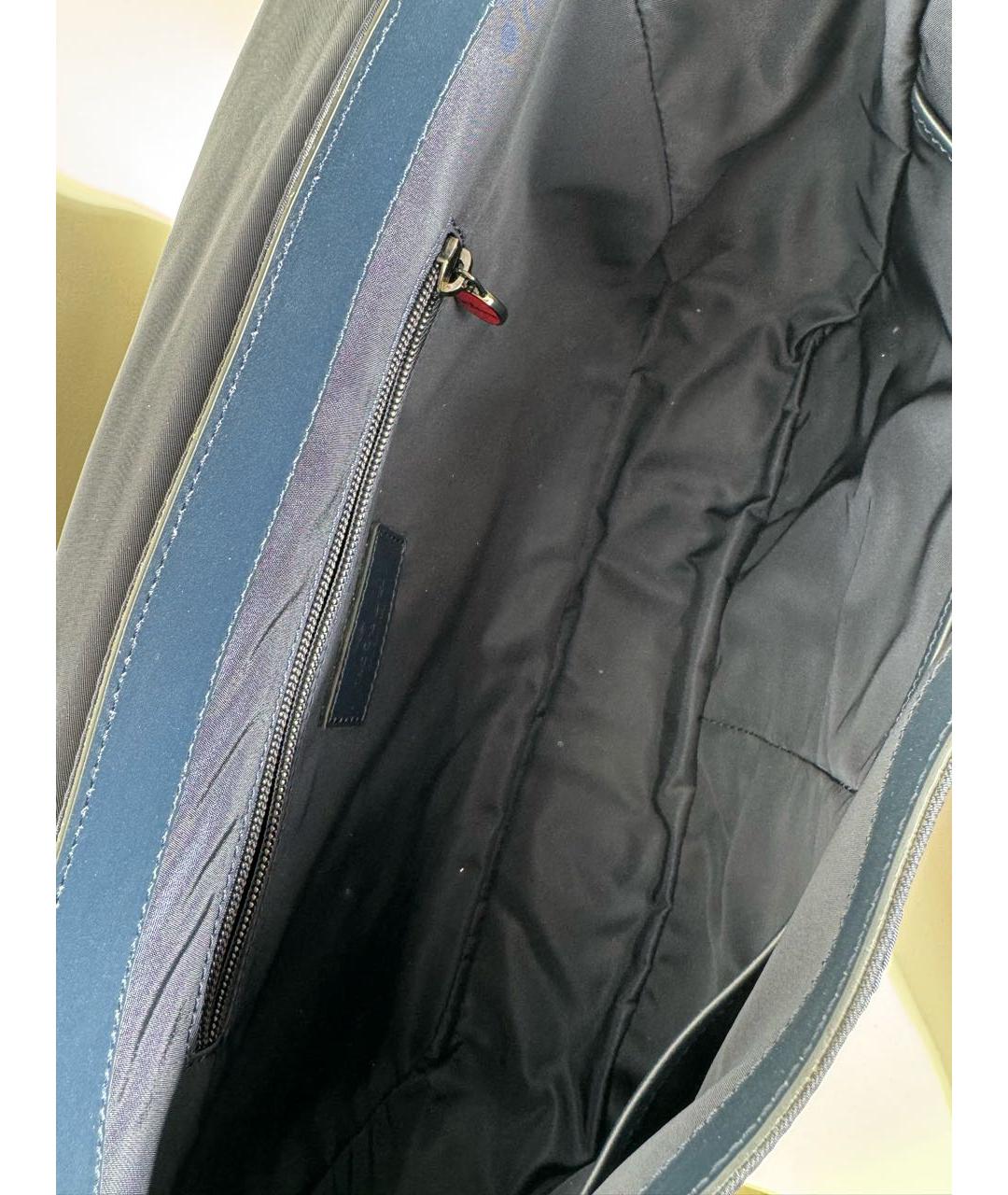 KITON Синяя сумка на плечо, фото 4