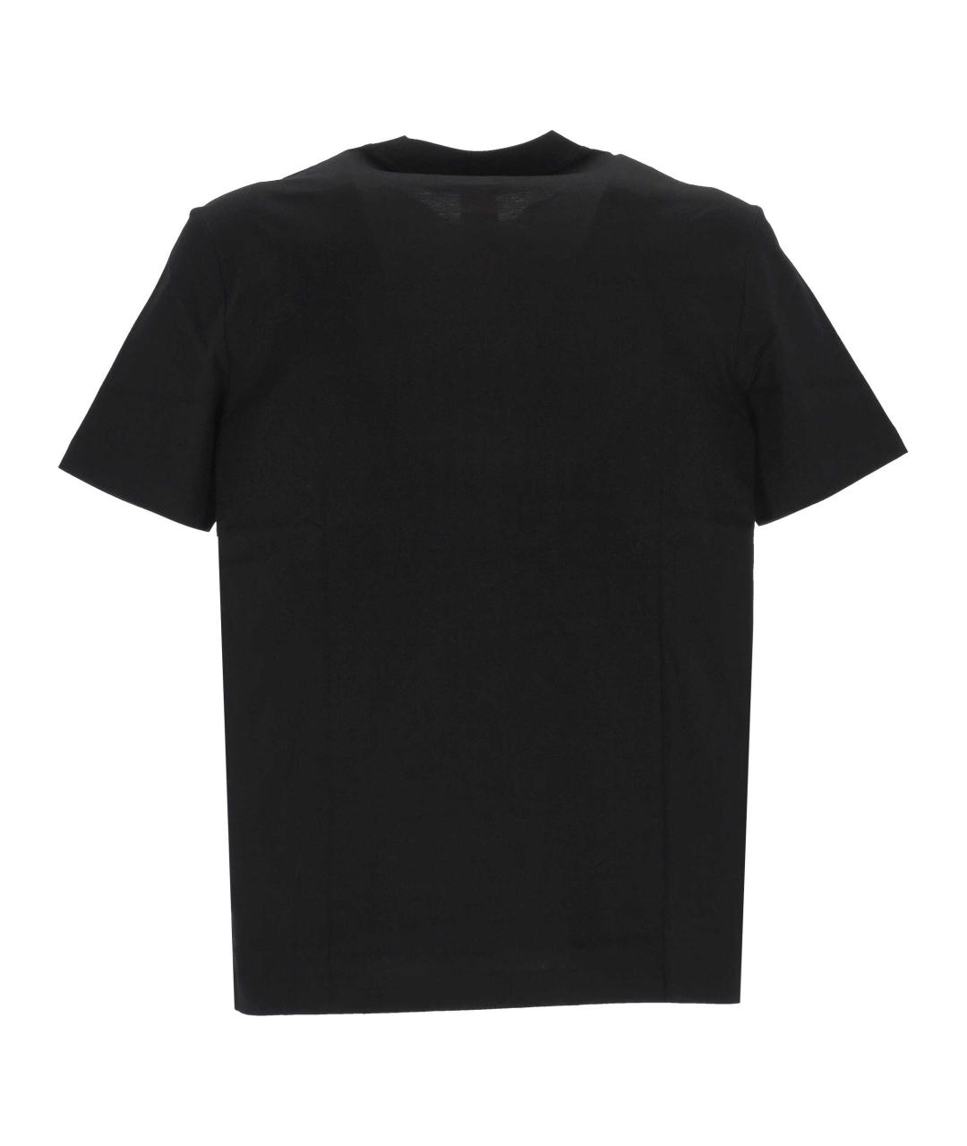 HUGO BOSS Черная хлопковая футболка, фото 3