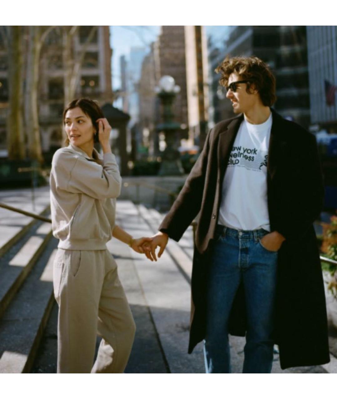 SPORTY AND RICH Бежевый хлопковый спортивные костюмы, фото 8