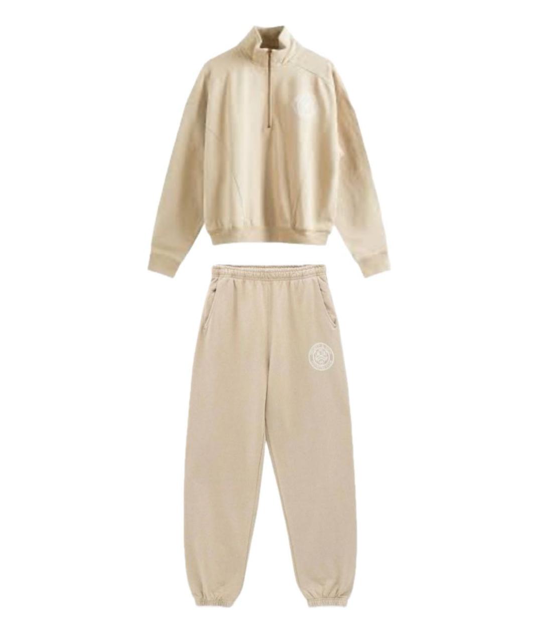 SPORTY AND RICH Бежевый хлопковый спортивные костюмы, фото 9