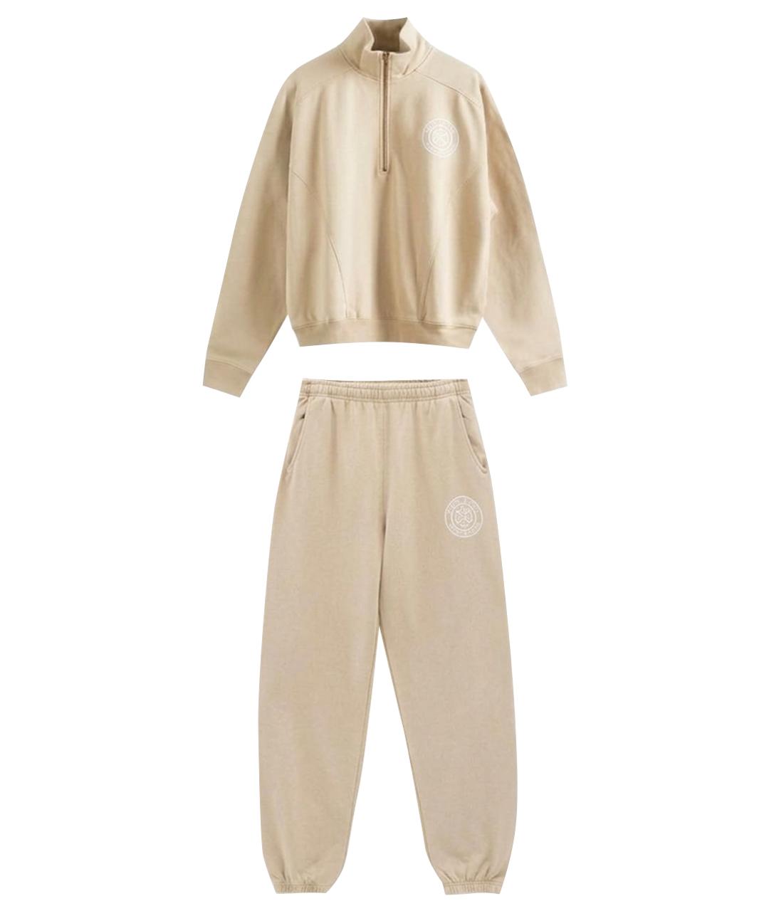 SPORTY AND RICH Бежевый хлопковый спортивные костюмы, фото 1