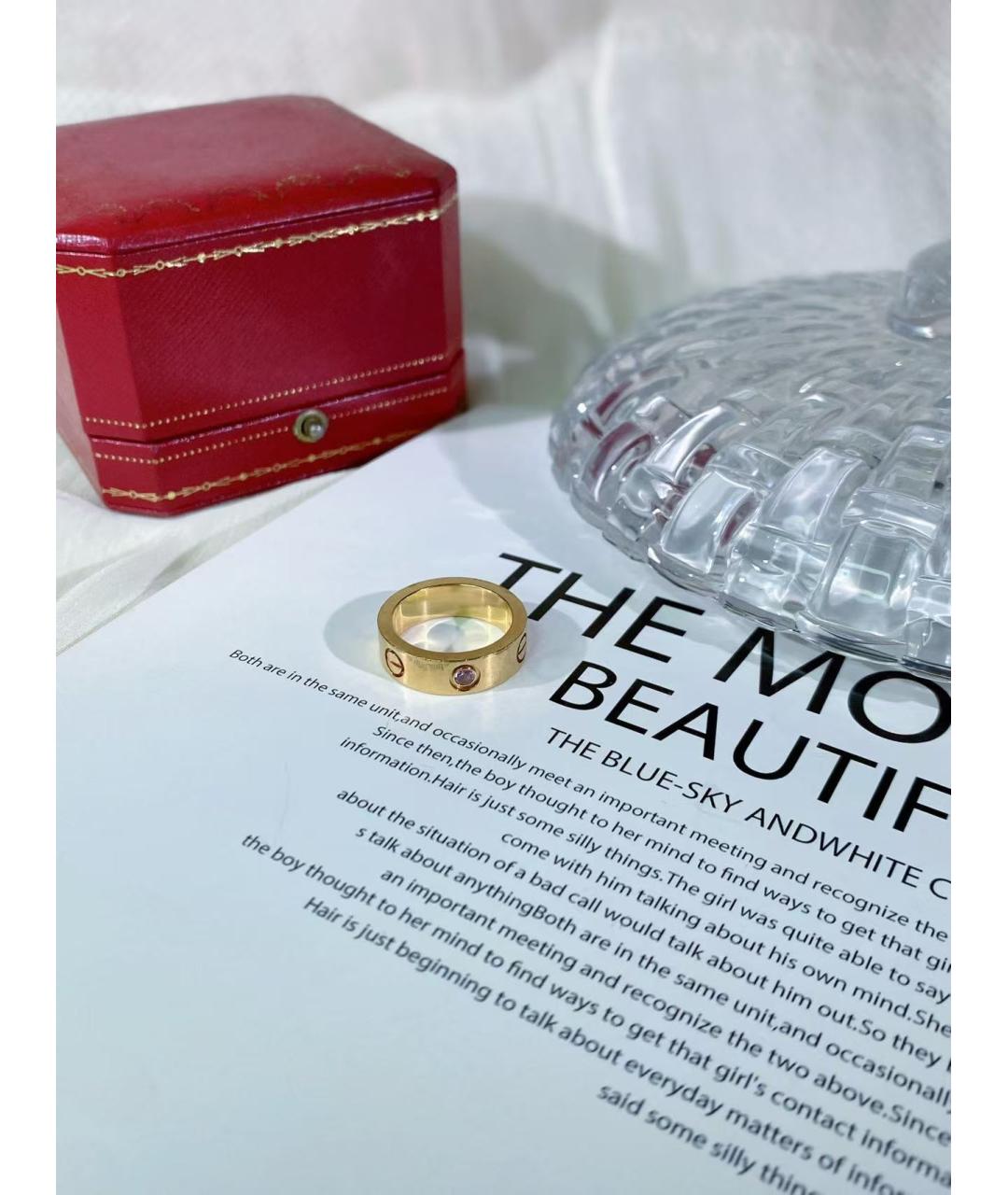 CARTIER Золотое кольцо, фото 2