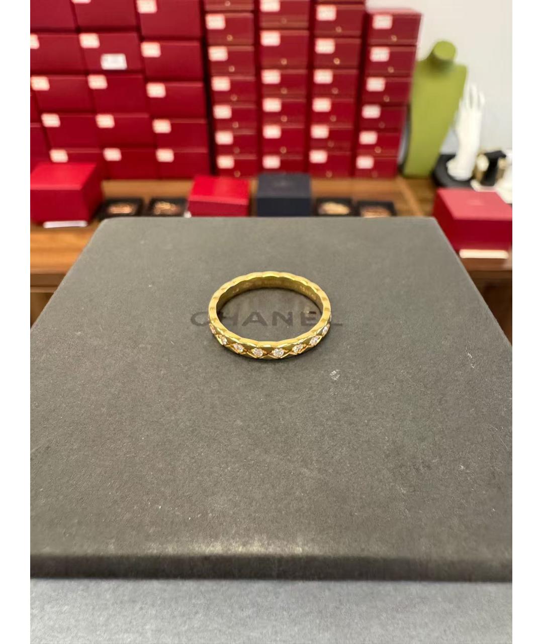 CHANEL Золотое кольцо из желтого золота, фото 4