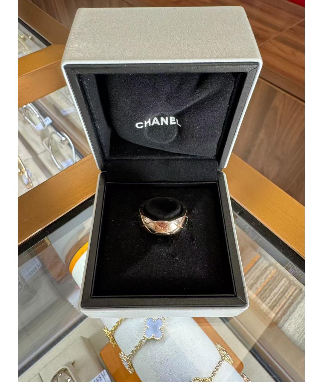 CHANEL Золотое кольцо из розового золота, фото 2