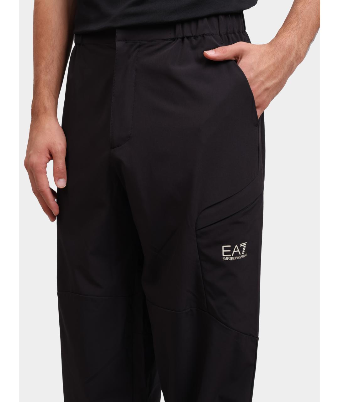 EA7 Черные повседневные брюки, фото 3