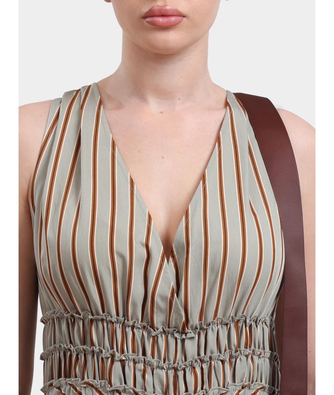 LIU JO Зеленые повседневное платье, фото 4