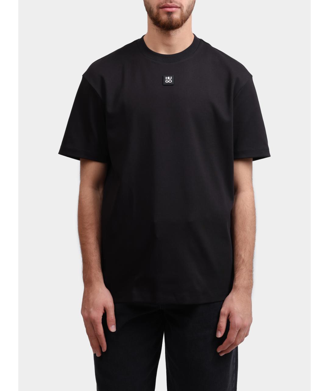 HUGO Черная футболка, фото 5