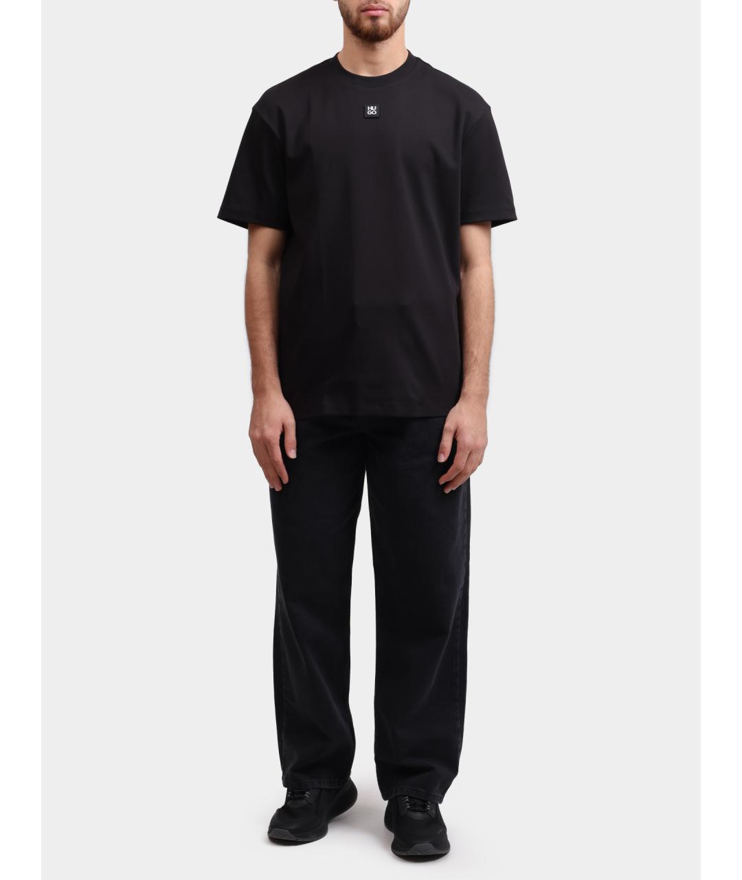 HUGO Черная футболка, фото 2