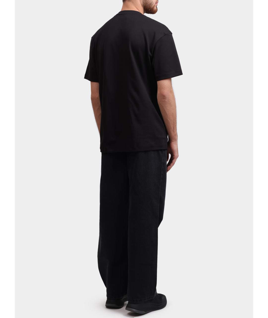 HUGO Черная футболка, фото 4