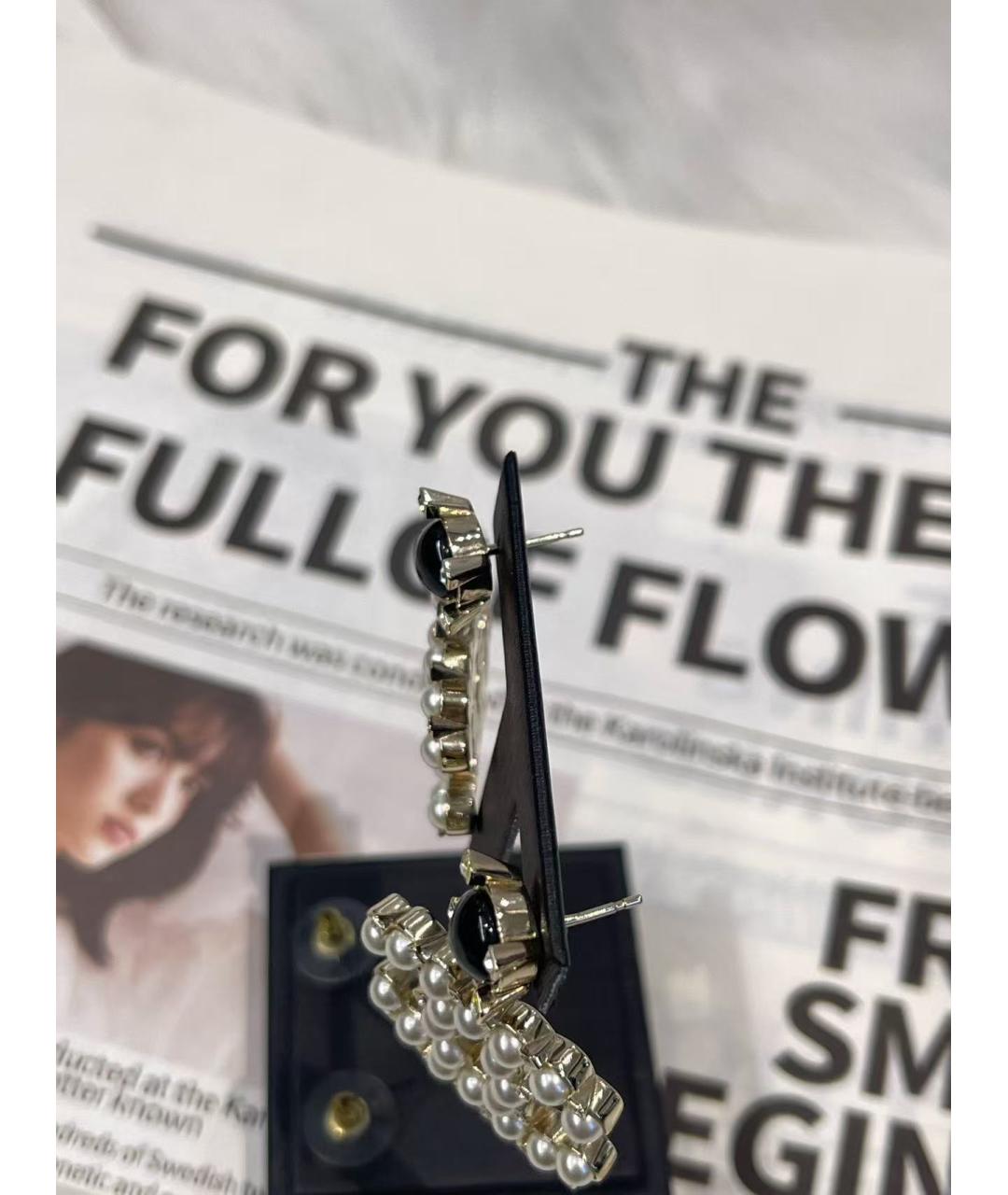 CHANEL Золотые серьги, фото 4