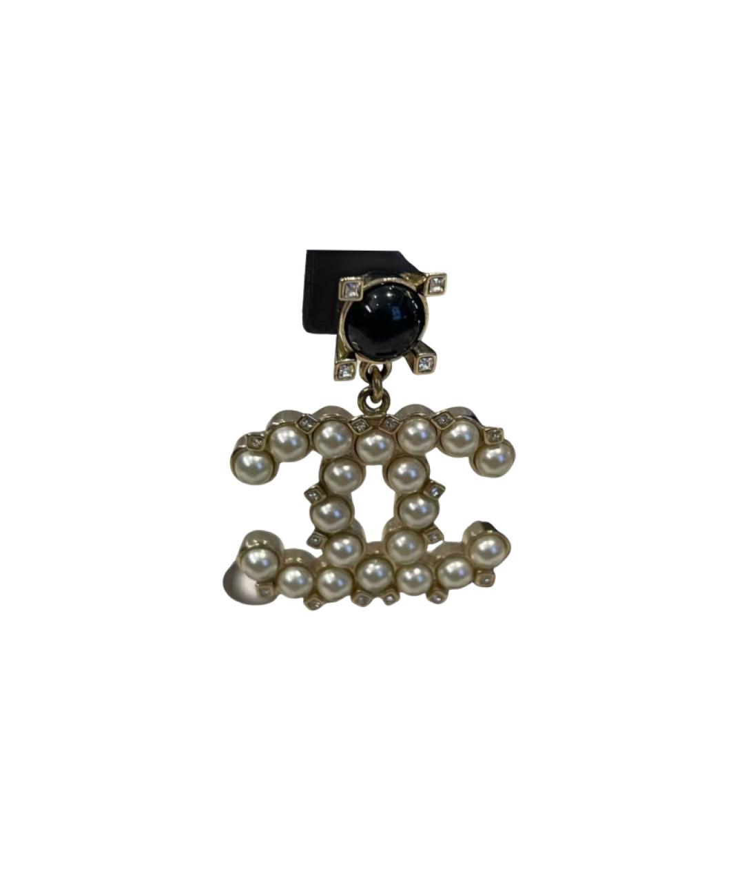 CHANEL Золотые серьги, фото 2