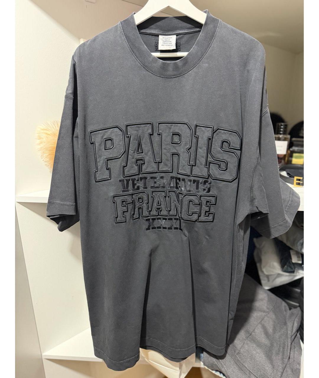 VETEMENTS Хлопковая футболка, фото 7