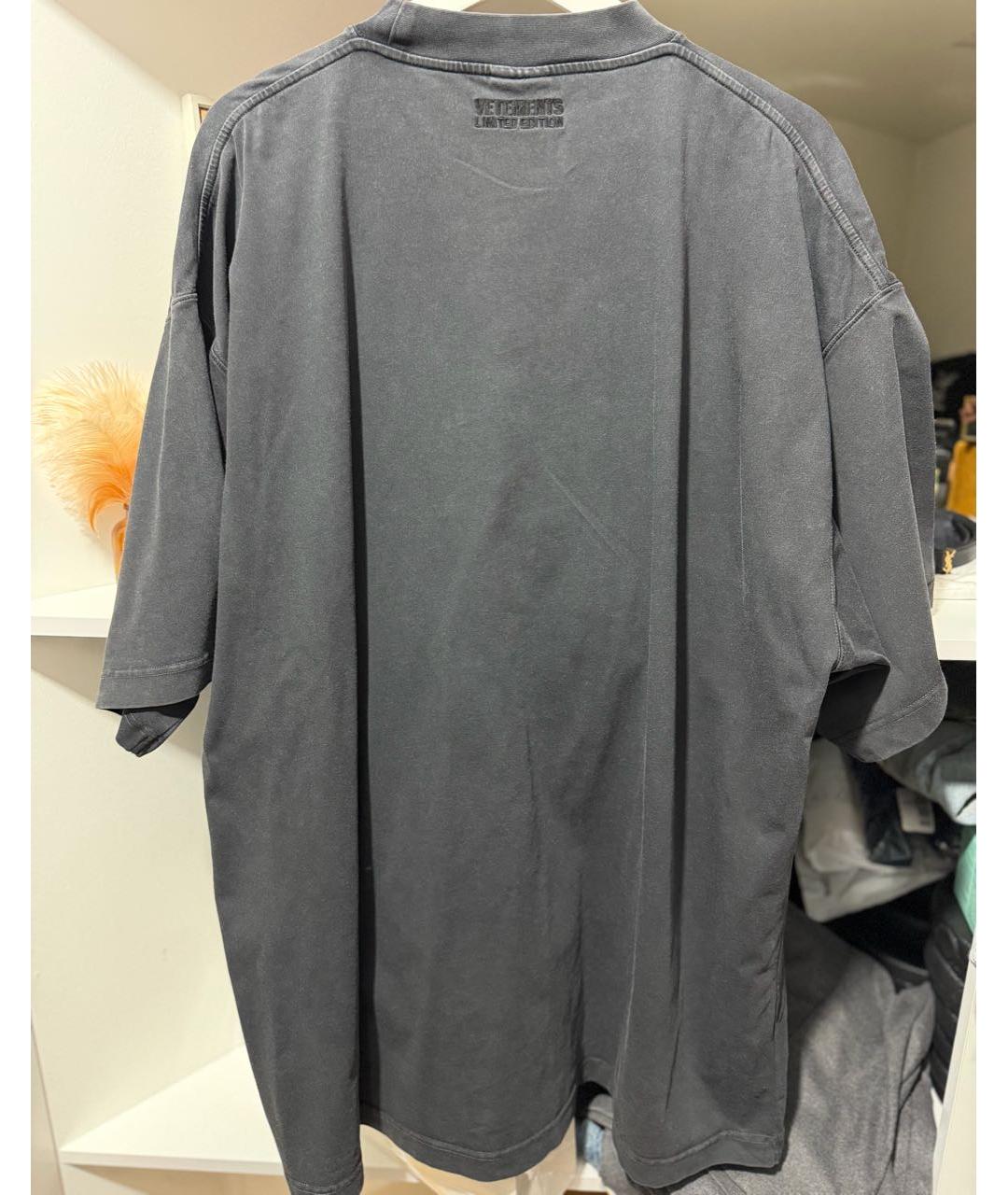 VETEMENTS Хлопковая футболка, фото 3