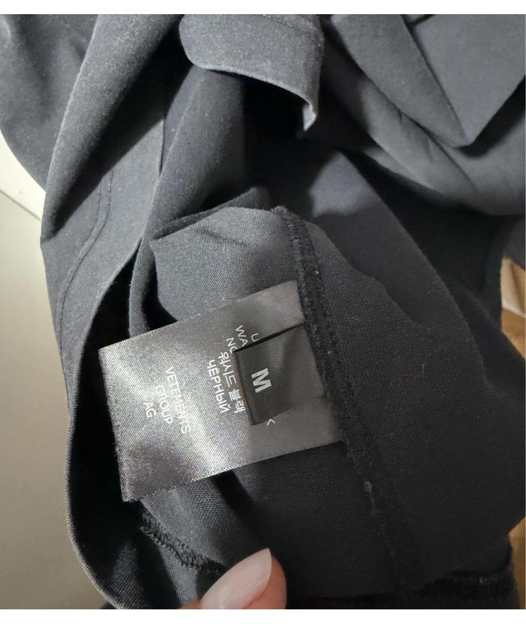 VETEMENTS Хлопковая футболка, фото 5