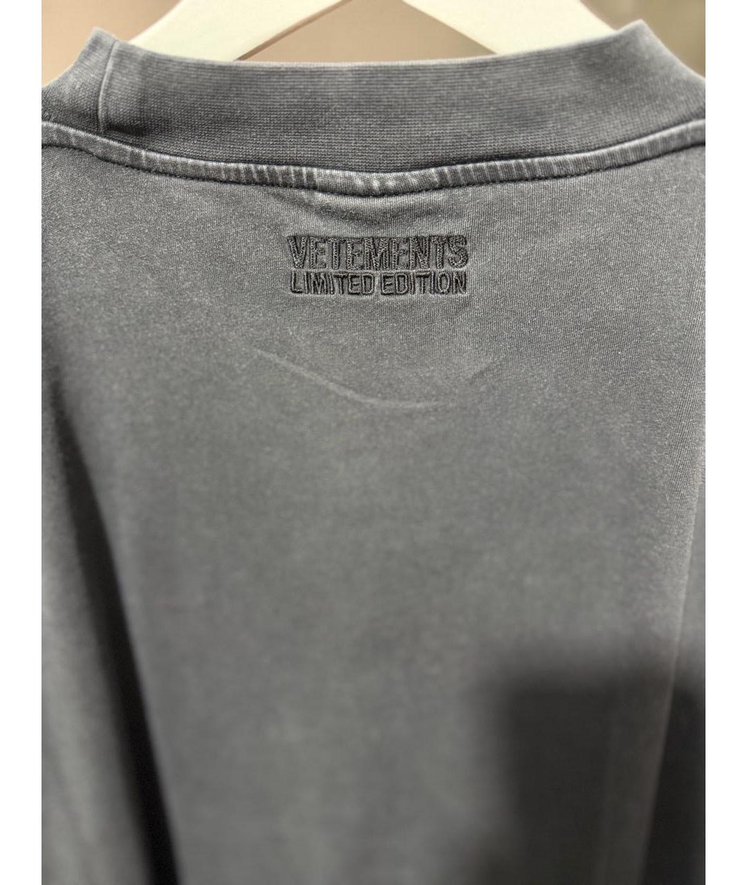 VETEMENTS Хлопковая футболка, фото 4