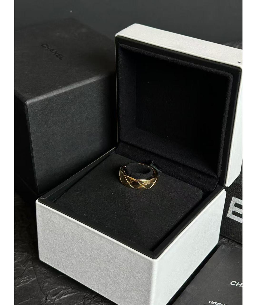 CHANEL Золотое кольцо из желтого золота, фото 2
