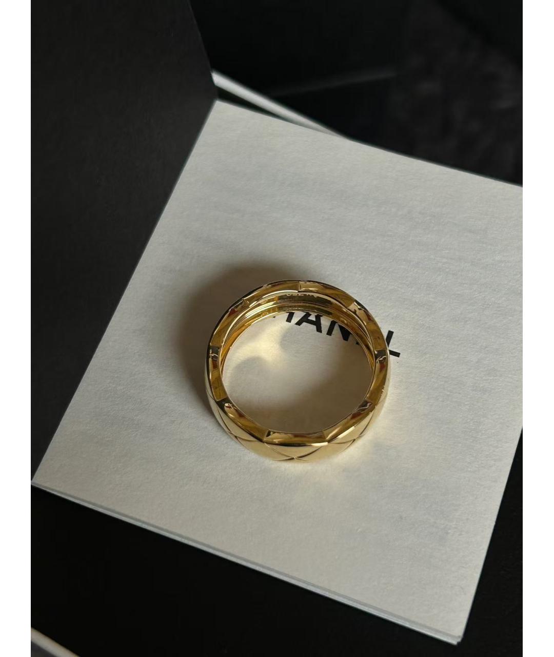 CHANEL Золотое кольцо из желтого золота, фото 5