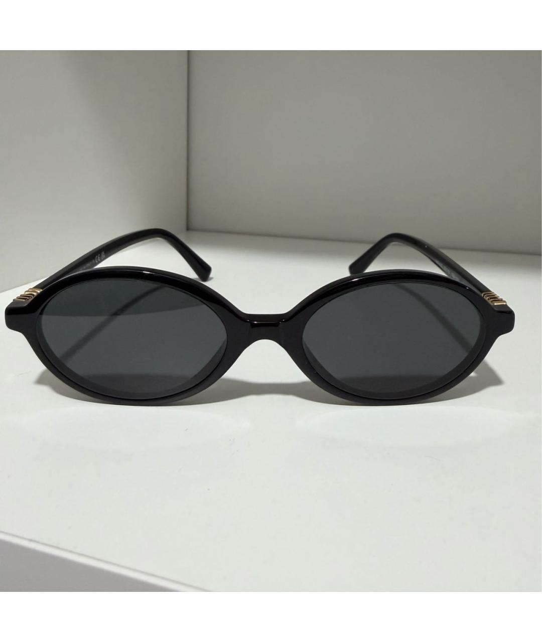 MIU MIU Черные пластиковые солнцезащитные очки, фото 7