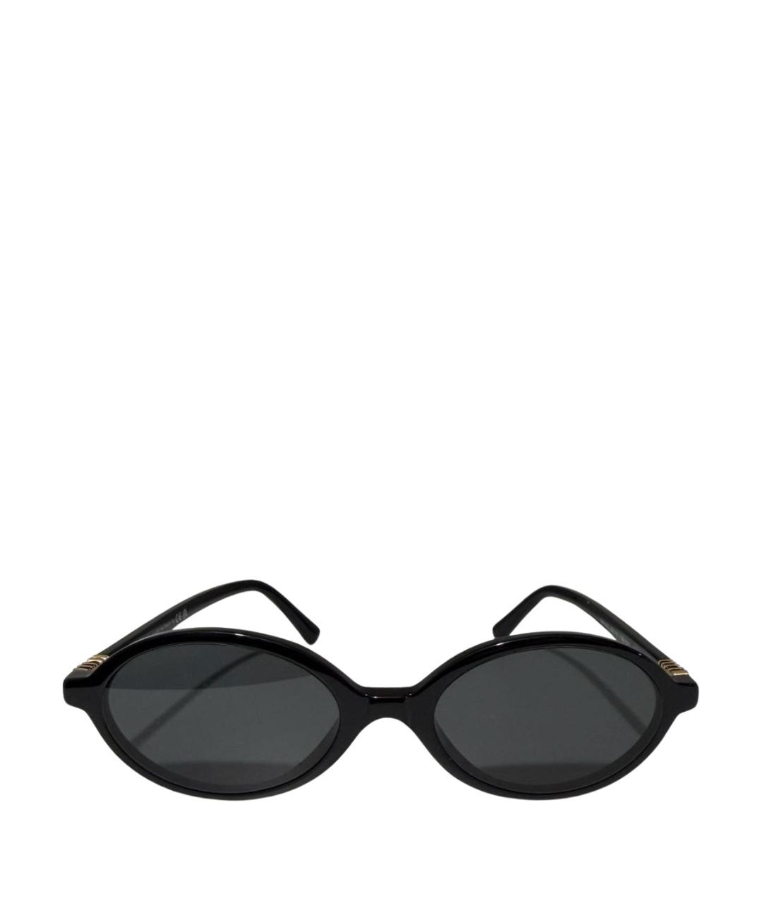 MIU MIU Черные пластиковые солнцезащитные очки, фото 1