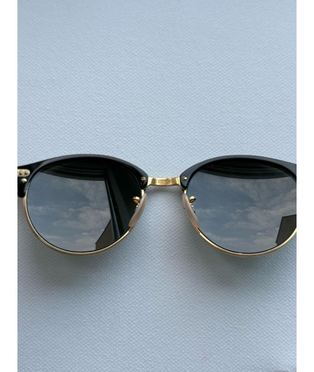 RAY BAN Черные пластиковые солнцезащитные очки, фото 6