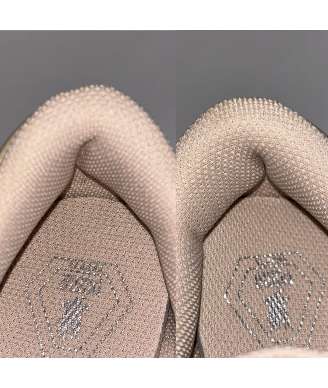 PUMA Бежевые кожаные низкие кроссовки / кеды, фото 6