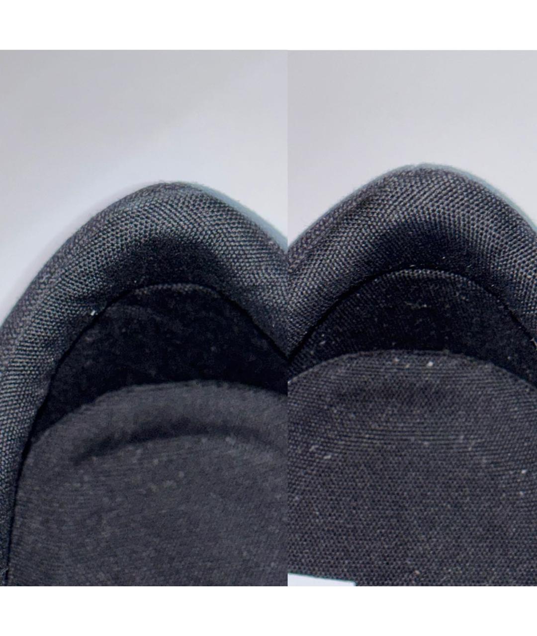 OFF-WHITE Черные текстильные низкие кроссовки / кеды, фото 7