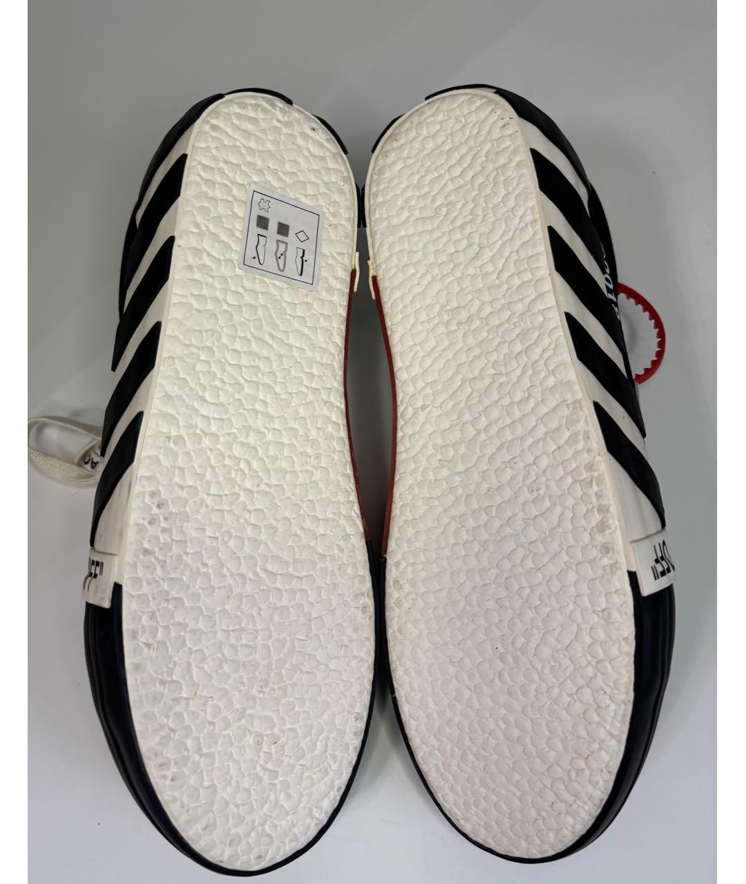 OFF-WHITE Черные текстильные низкие кроссовки / кеды, фото 5