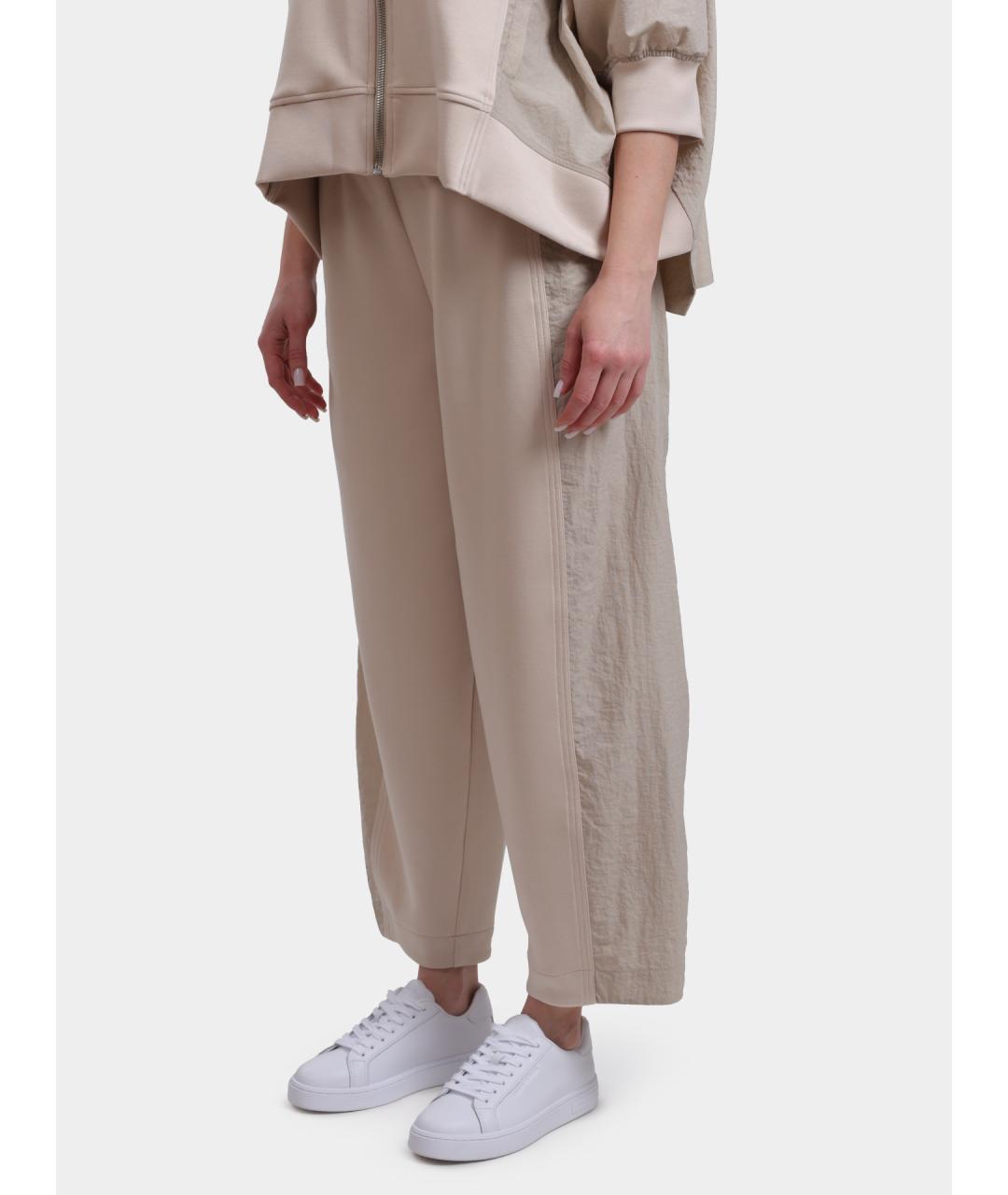 MEIMEIJ Бежевые прямые брюки, фото 3