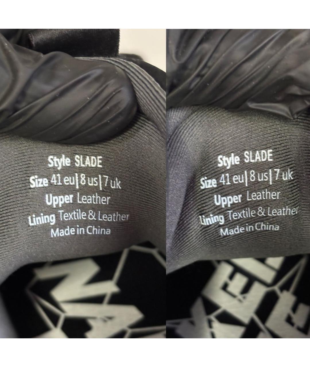 NAKED WOLF Черные низкие кроссовки / кеды, фото 6