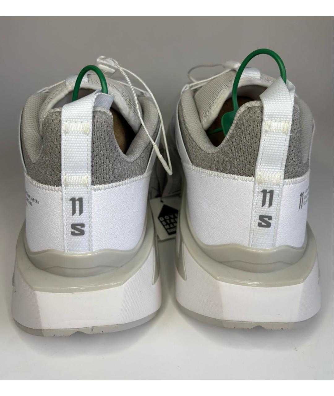 11 BY BORIS BIDJAN SABERI Белые низкие кроссовки / кеды, фото 4