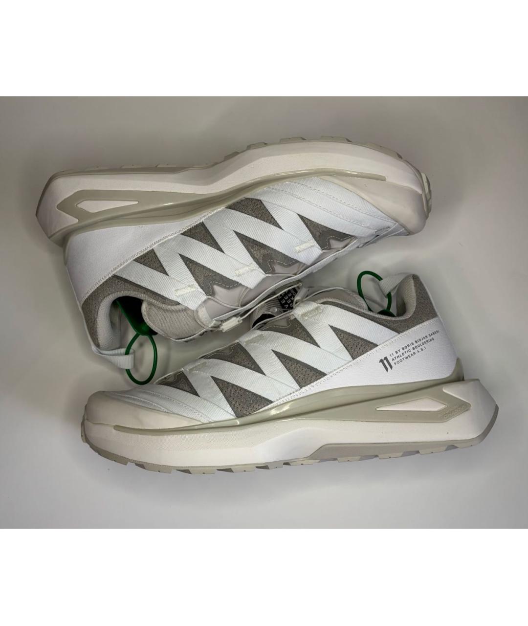 11 BY BORIS BIDJAN SABERI Белые низкие кроссовки / кеды, фото 9