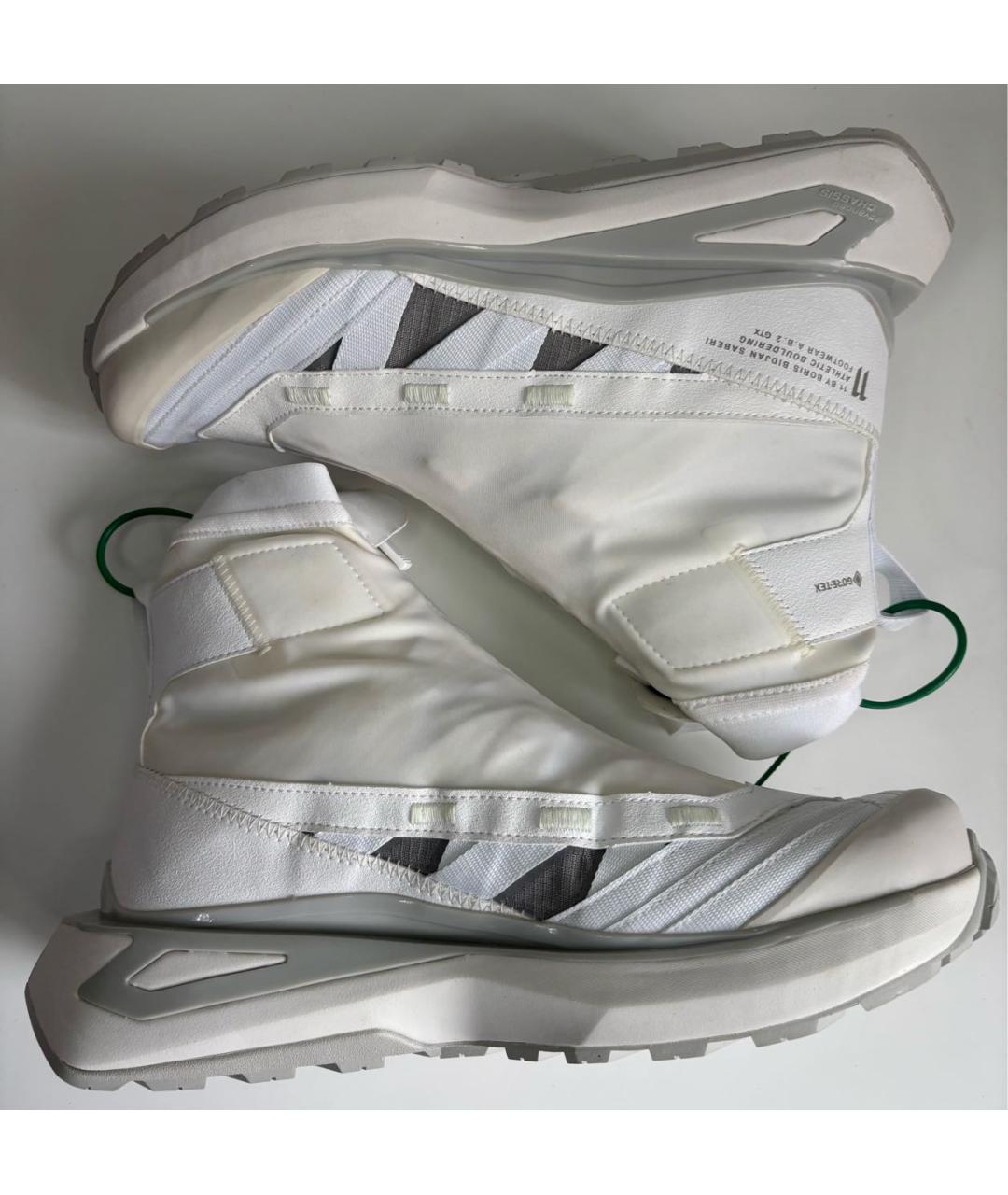 11 BY BORIS BIDJAN SABERI Белые высокие кроссовки / кеды, фото 3