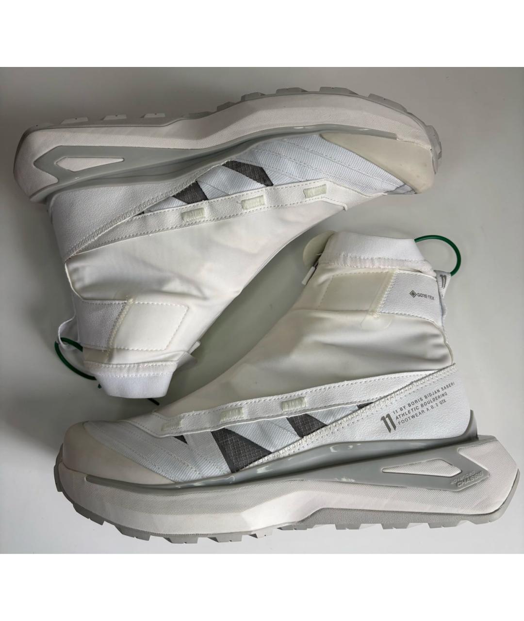 11 BY BORIS BIDJAN SABERI Белые высокие кроссовки / кеды, фото 2