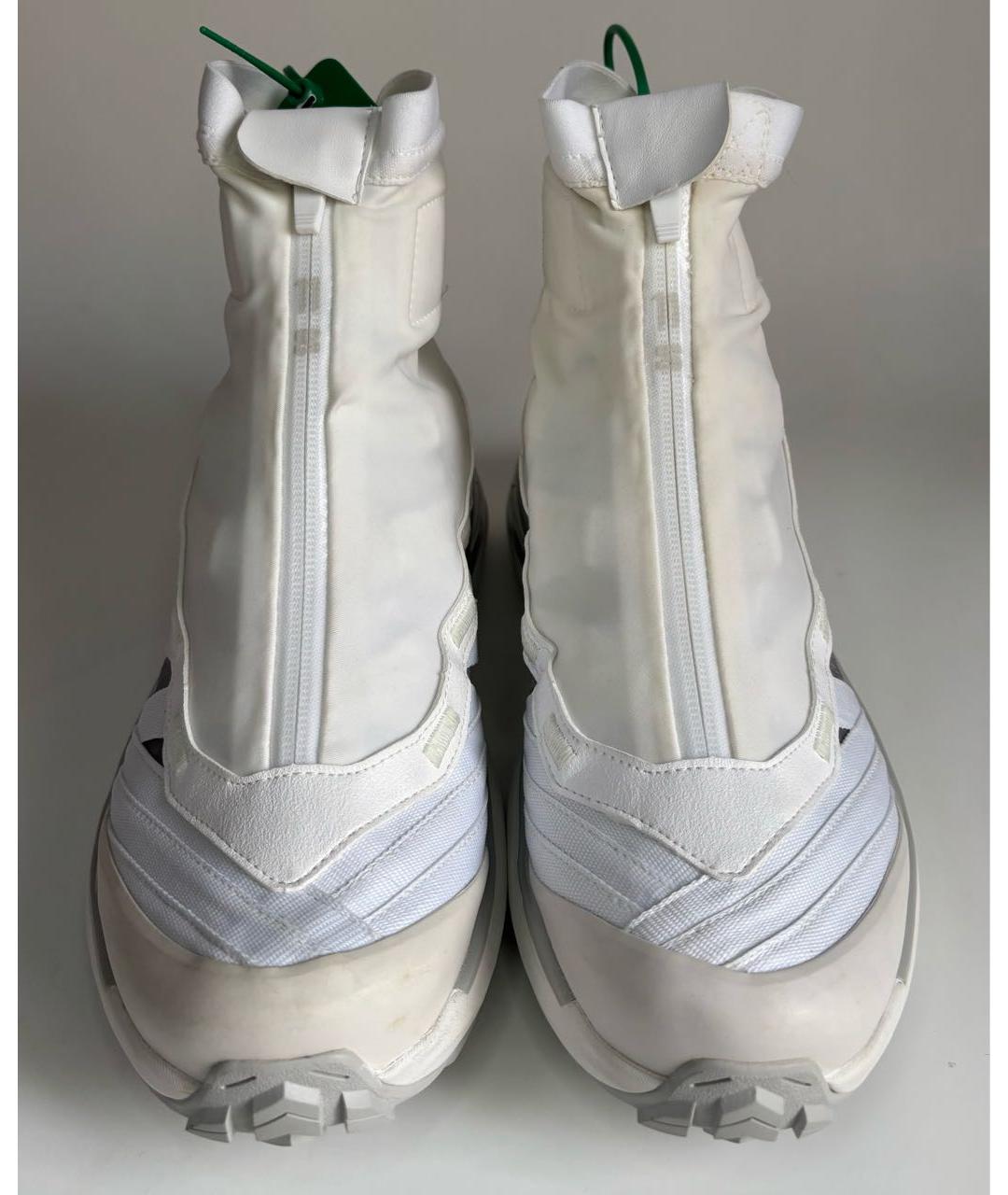 11 BY BORIS BIDJAN SABERI Белые высокие кроссовки / кеды, фото 9