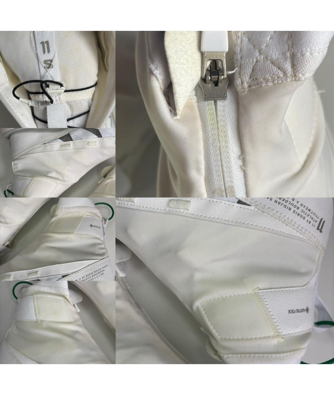 11 BY BORIS BIDJAN SABERI Белые высокие кроссовки / кеды, фото 8