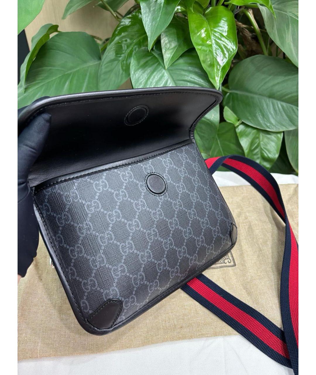 GUCCI Черная сумка на плечо, фото 6