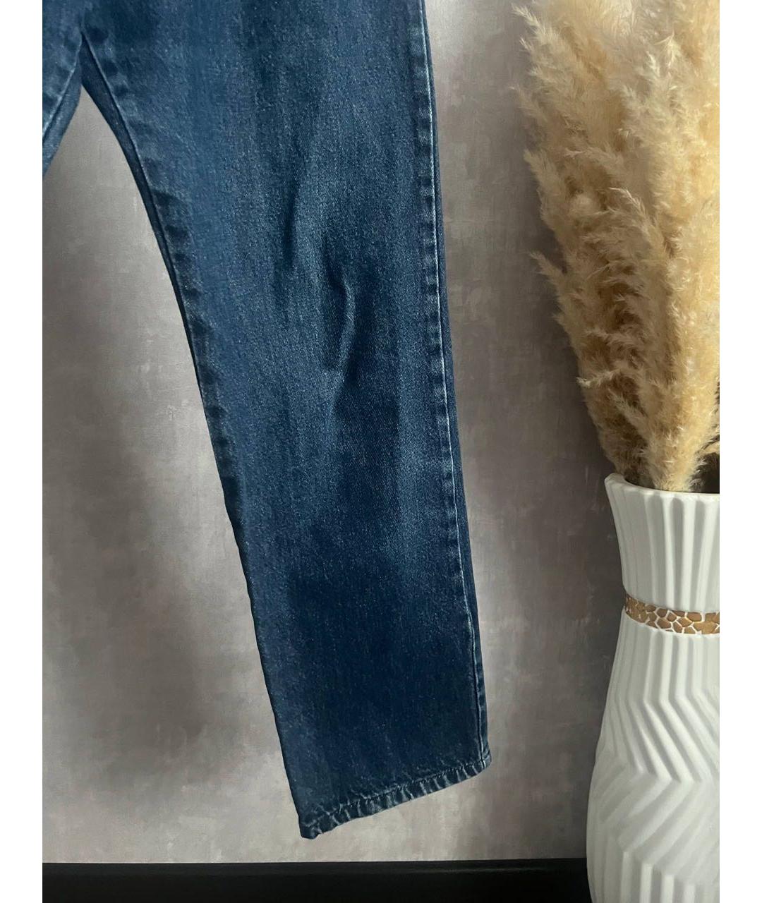 RAF SIMONS Темно-синие джинсы, фото 3