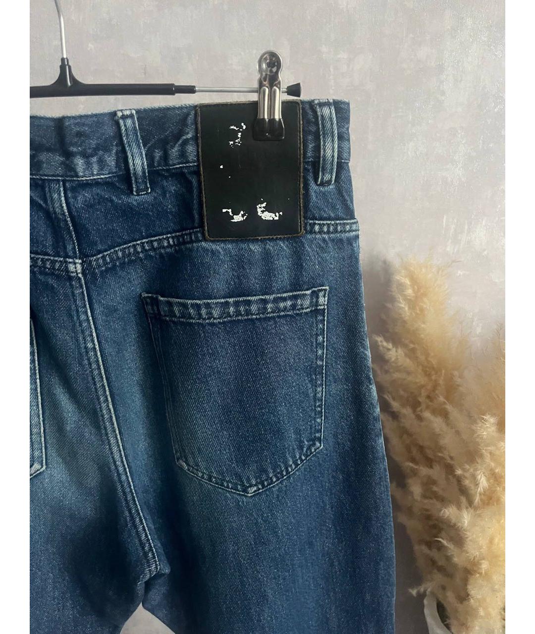 RAF SIMONS Темно-синие джинсы, фото 4