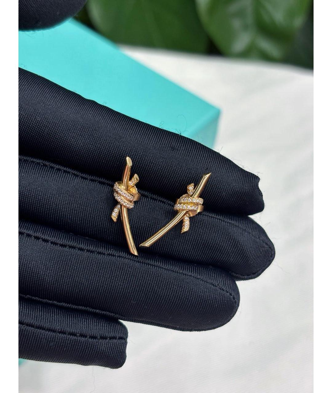 TIFFANY&CO Розовые серьги из розового золота, фото 3