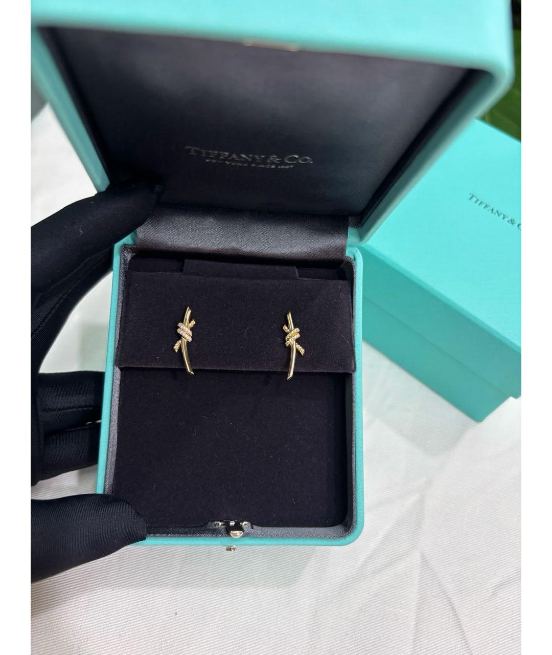 TIFFANY&CO Розовые серьги из розового золота, фото 2