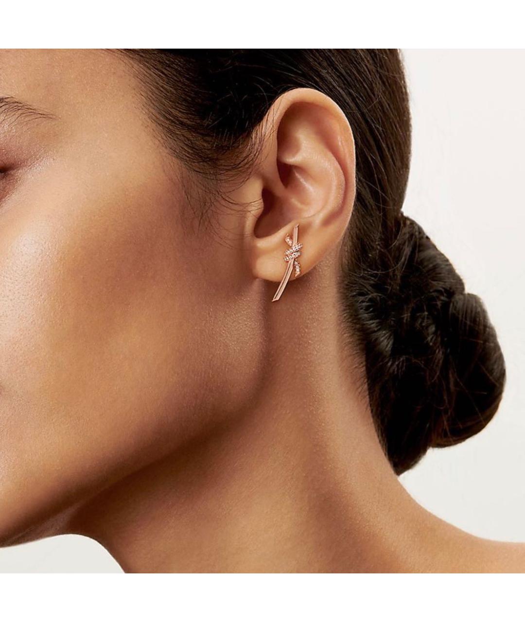 TIFFANY&CO Розовые серьги из розового золота, фото 8