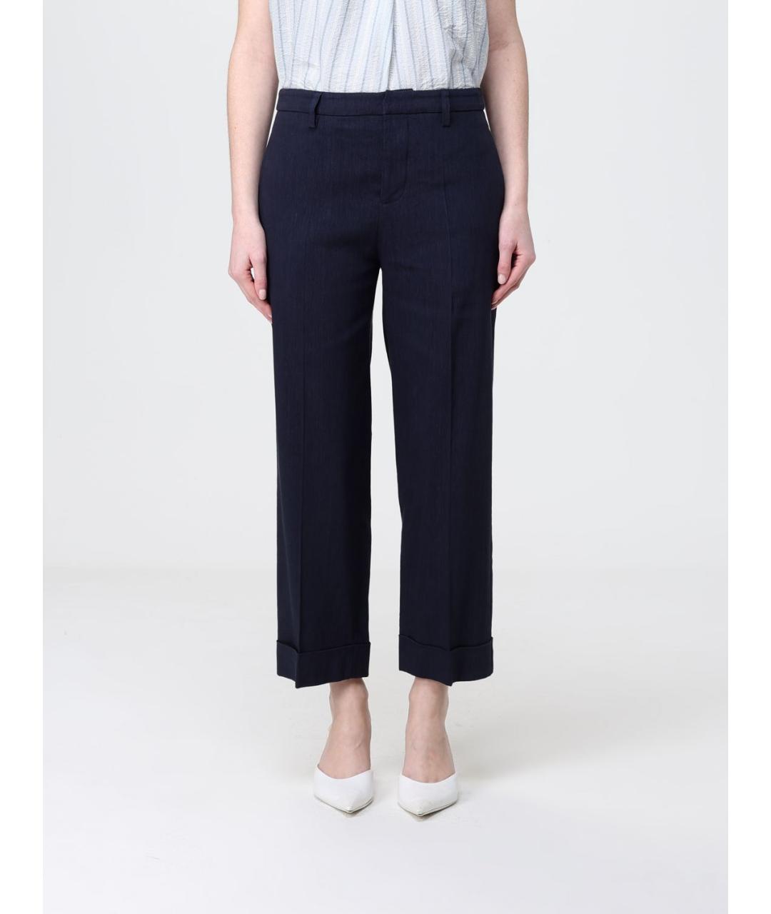 TELA Синие прямые брюки, фото 5