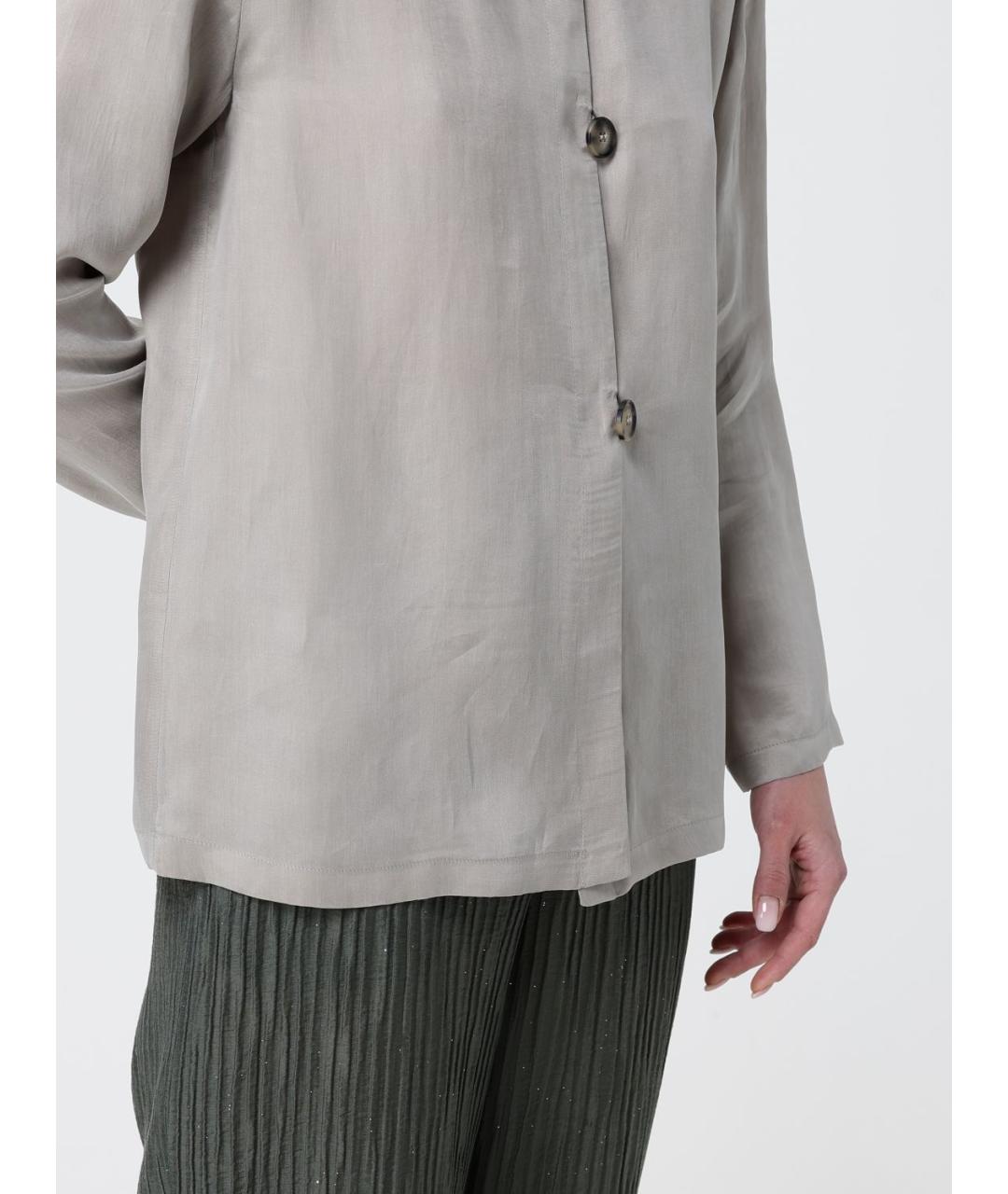 EMPORIO ARMANI Серый жакет/пиджак, фото 4