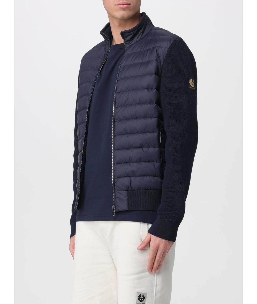 BELSTAFF Темно-синяя полиамидовая куртка, фото 3