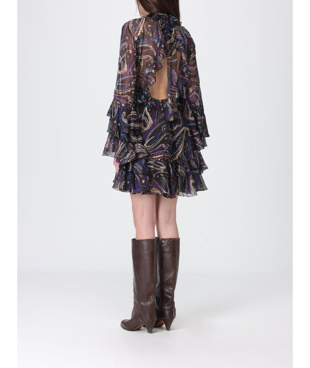 ETRO Мульти шелковое платье, фото 2