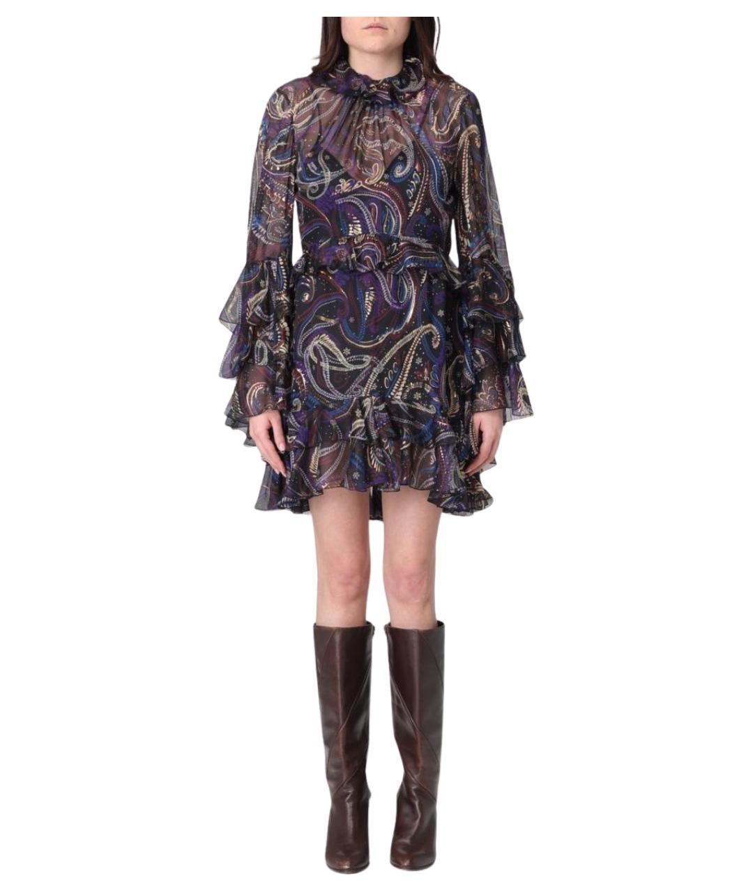 ETRO Мульти шелковое платье, фото 1