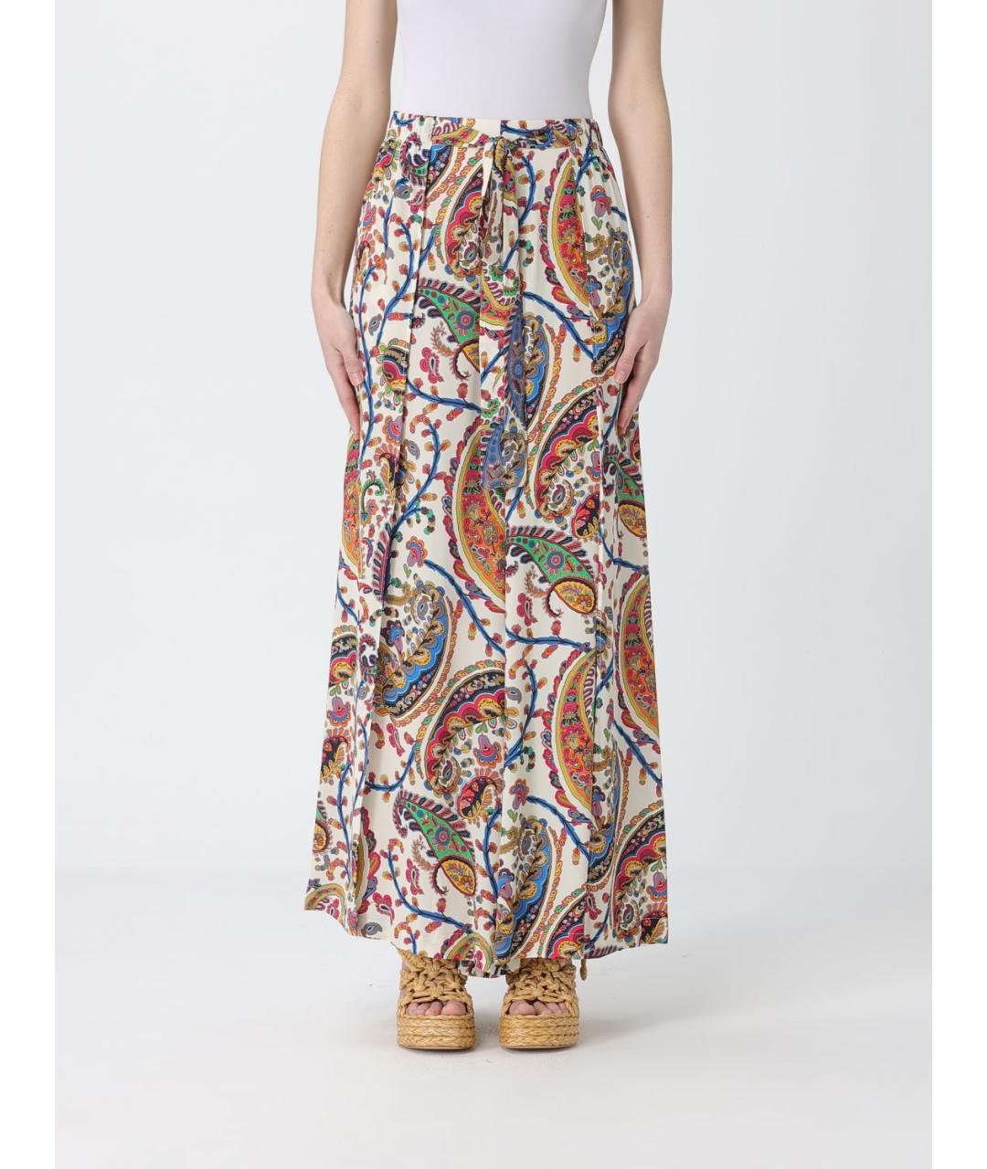 ETRO Мульти вискозные брюки широкие, фото 6