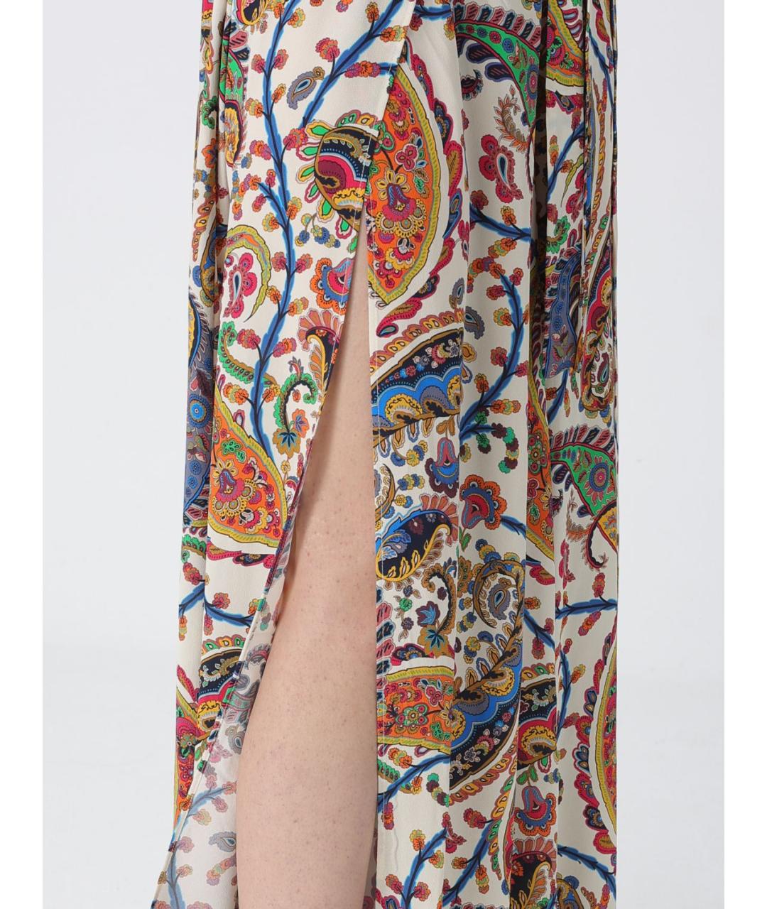 ETRO Мульти вискозные брюки широкие, фото 5